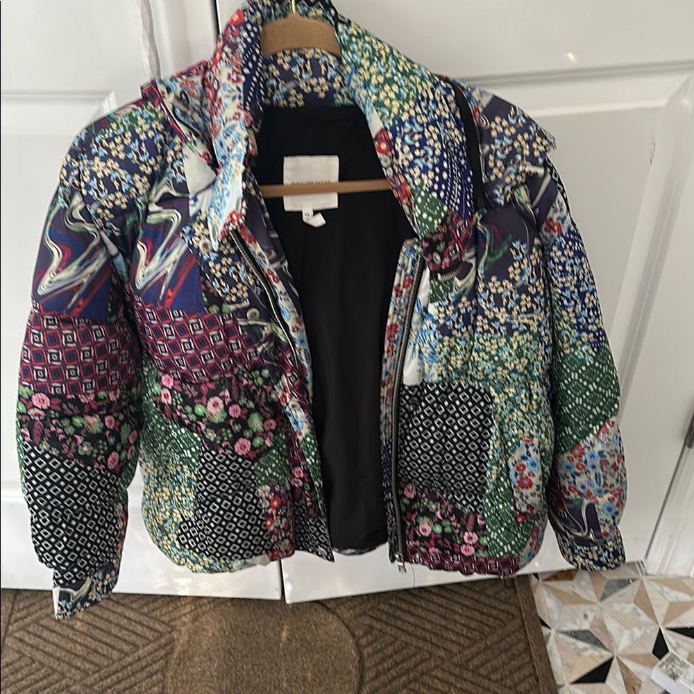 Avec Les Filles XS printed Puffer Jacket